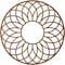 Ekena Millwork Cannes Wood Fretwork Pierced Ceiling Medallion, Walnut, 38"OD x 13"ID x 1/4"T CMWP38X38X0250CNWA - alternate 4